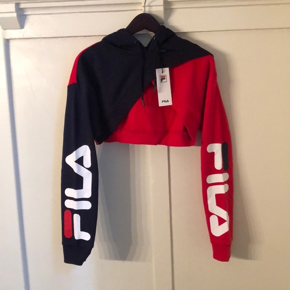 FILA Edie Crop Hoodie. - Picture 1 of 3